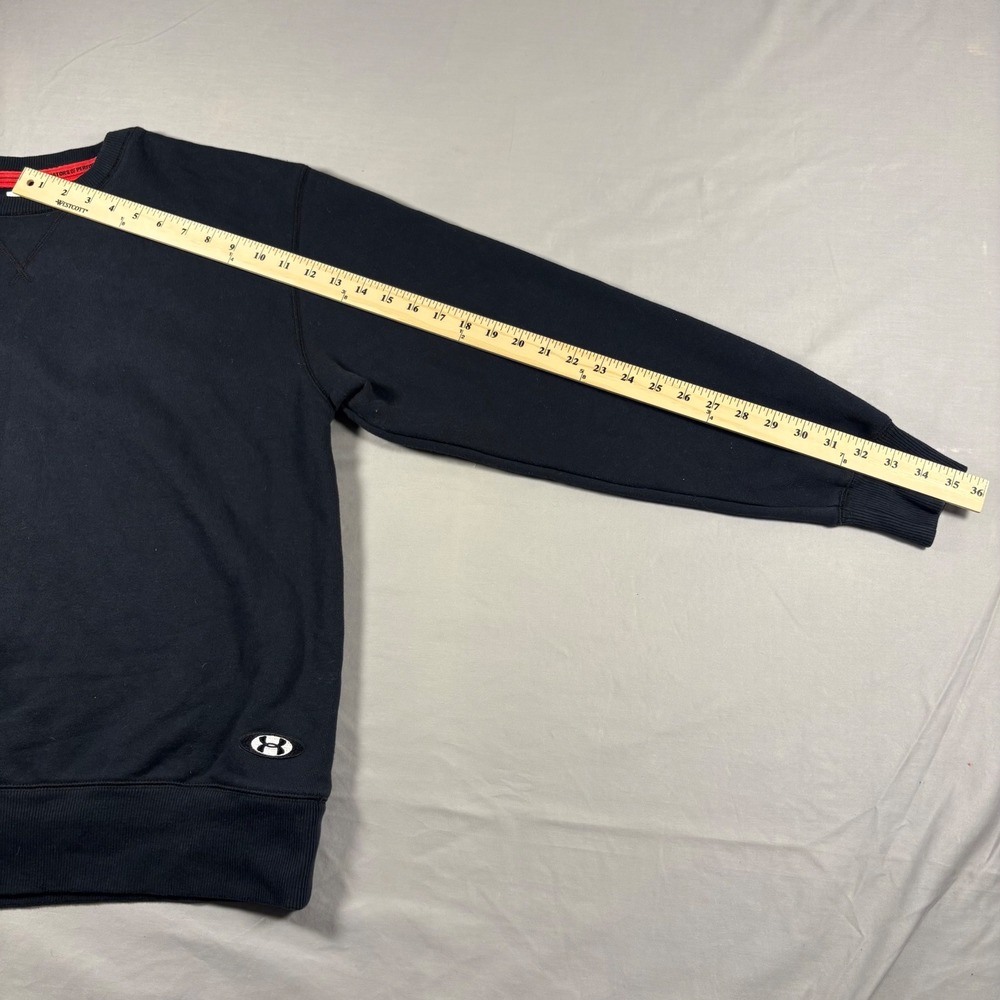 Under Armour Mens Black Originators of Performance Crewneck Sweatshirt 1345595 L - Picture 6 of 7